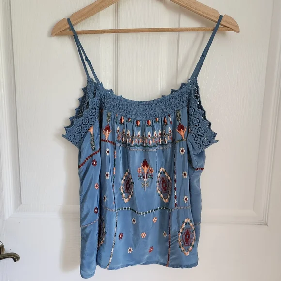 NWT Sundance Serenity Forever Embroidered Tank - Picture 3 of 11